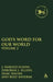 God's Word for Our World, Vol. 2 by J. Harold Ellens