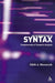 An Introduction to Syntax: Fundamentals of Syntactic Analysis by Edith A. Moravcsik