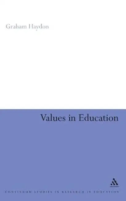 Values in Education by Graham Haydon