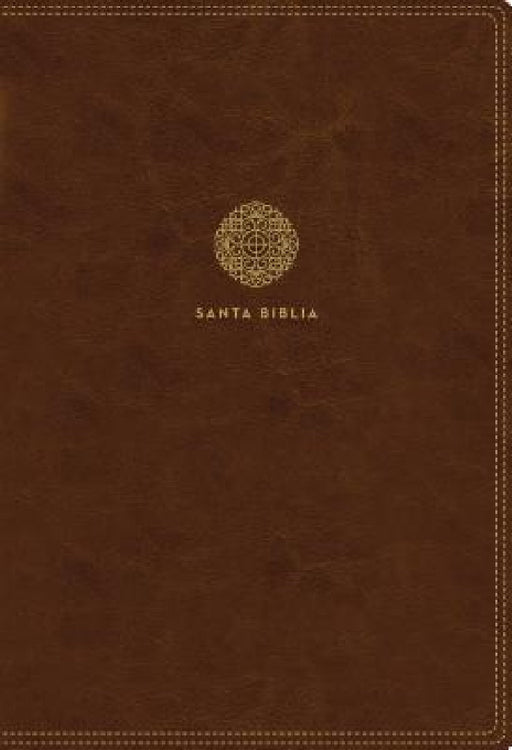 Rvr60, Santa Biblia, Letra Supergigante, Leathersoft, Café, Con Índice Y Cierre, Comfort Print by Rvr 1960- Reina Valera 1960