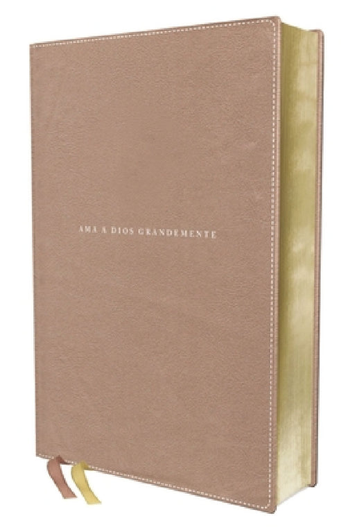 Nbla, Santa Biblia, AMA a Dios Grandemente, Interior a Cuatro Colores Leathersoft, Oro Rosa, Comfort Print by Nbla-Nueva Biblia de Las Américas, Vida