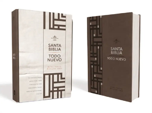 Rvr60, Santa Biblia, Nuevo Creyente 'Todo Nuevo', Leathersoft, Café, Comfort Print by Rvr 1960- Reina Valera 1960