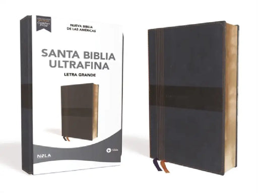 Nbla Santa Biblia Ultrafina, Letra Grande, Tamaño Manual, Leathersoft, Azul, Edición Letra Roja by Nbla-Nueva Biblia de Las Americas