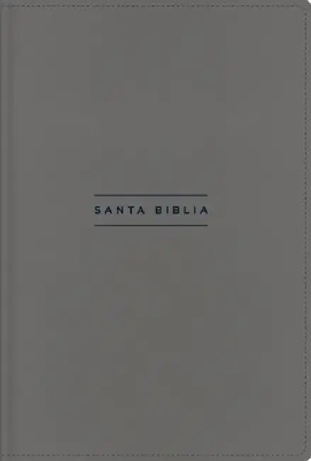 Nvi, Santa Biblia, Texto Revisado 2022, Una Columna Con Referencias, Piel Reciclada, Palabras de Jesús En Rojo, Gris, Comfort Print by Nueva Versión Internacional