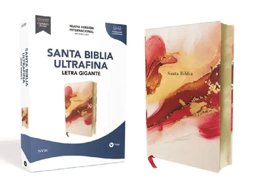 Nvi, Santa Biblia, Texto Revisado 2022, Letra Gigante, Tapa Dura/Tela, Palabras de Jesús En Rojo, Comfort Print by Nueva Versión Internacional