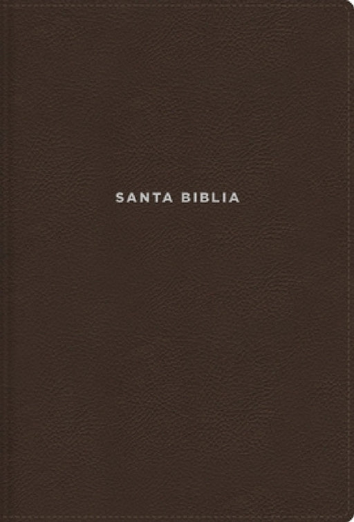 Nvi, Biblia de Estudio Actualizada, Revisión 2022, Leathersoft, Café, Letra Grande, Interior a Color, Palabras de Jesús En Rojo, Comfort Print by Nueva Versión Internacional, Vida