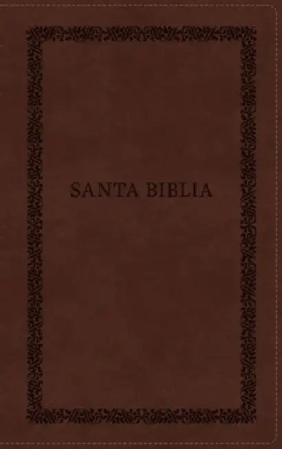 Rvr60, Santa Biblia, Tierra Santa, Letra Grande, Leathersoft, Café, Con Cierre, Palabras de Jesús En Rojo, Comfort Print by Vida