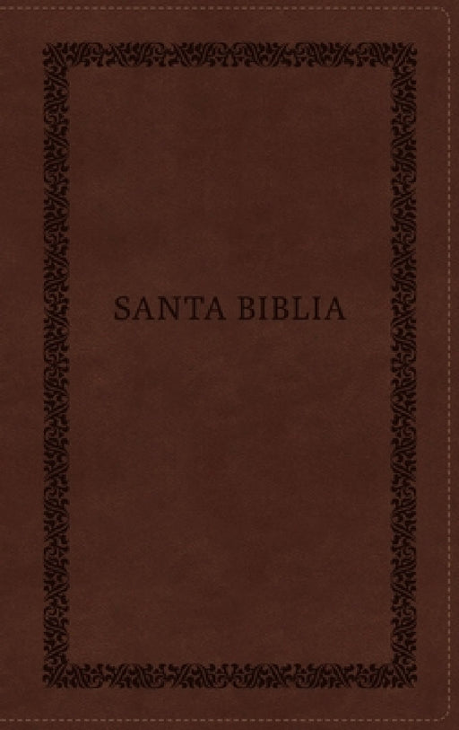 Rvr60, Santa Biblia, Tierra Santa, Letra Grande, Leathersoft, Café, Con Cierre, Palabras de Jesús En Rojo, Comfort Print by Vida, Rvr 1960- Reina Valera 1960