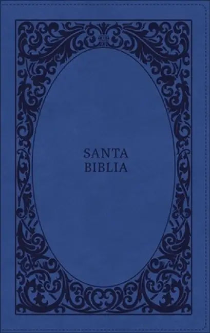 Biblia Reina-Valera 1960, Tierra Santa, Ultrafina Letra Grande, Leathersoft, Azul, Con Cierre by Vida