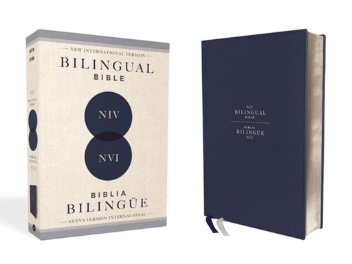 Niv/NVI Bilingual Bible, Leathersoft, Navy / Niv/NVI Biblia Bilingüe, Leathersoft, Azul Añil by Nueva Versión Internacional