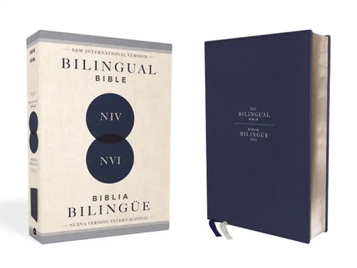 Niv/NVI Bilingual Bible, Leathersoft, Navy / Niv/NVI Biblia Bilingüe, Leathersoft, Azul Añil by Nueva Versión Internacional