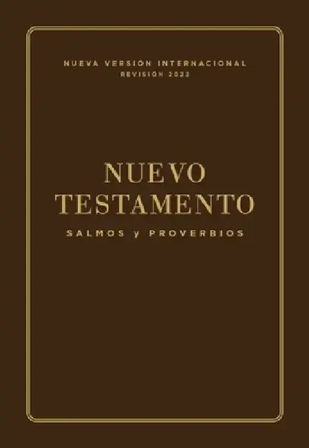 Nvi, Nuevo Testamento de Bolsillo, Con Salmos Y Proverbios, Leatherflex, Café by Vida