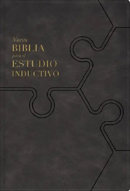 Nbla, Nueva Biblia Para El Estudio Inductivo, Interior a DOS Colores, Leathersoft, Gris, Comfort Print by Nbla-Nueva Biblia de Las Américas