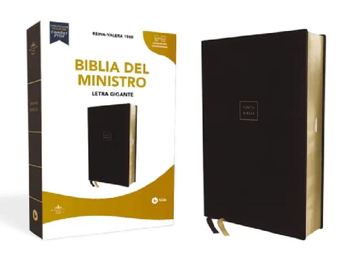 Reina-Valera 1960 Biblia del Ministro, Leathersoft, Letra Gigante, Negra by Vida