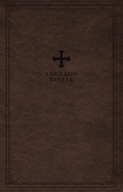 Biblia Católica, Tamaño Personal, Leathersoft, Café, Comfort Print by Católica, Editorial