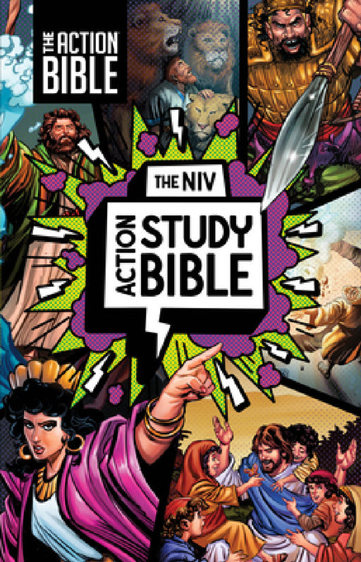 The NIV Action Study Bible, Hardcover, Full Color by David C Cook, Sergio Cariello