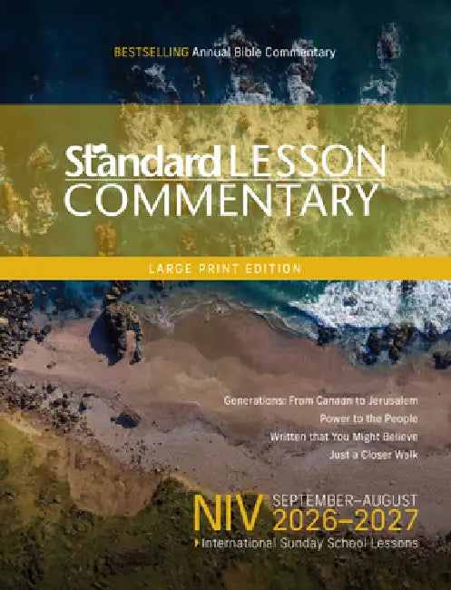 Niv(r) Standard Lesson Commentary(r) Large Print Edition 2026-2027 14pt Verse-By-Verse Commentary Pronunciation Guide Context and History Lessons Disc by Standard Publishing