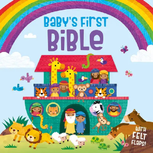 Baby's First Bible, Board Book with Felt Lift-The-Flaps, for Christmas, Easter, Baby Dedications by Suzy Senior