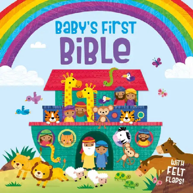 Baby's First Bible, Board Book with Felt Lift-The-Flaps, for Christmas, Easter, Baby Dedications by Suzy Senior