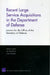 Recent Large Service Acquisitions in the Department of Defense: Lessons for the Office of the Secretary of Defense by Frank Camm