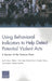 Using Behavioral Indicators to Help Detect Potential Violent Acts: A Review of the Science Base by Paul K. Davis, Walter L. Perry, Ryan Andrew Brown