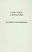 The New Criticism by John Crowe Ransom