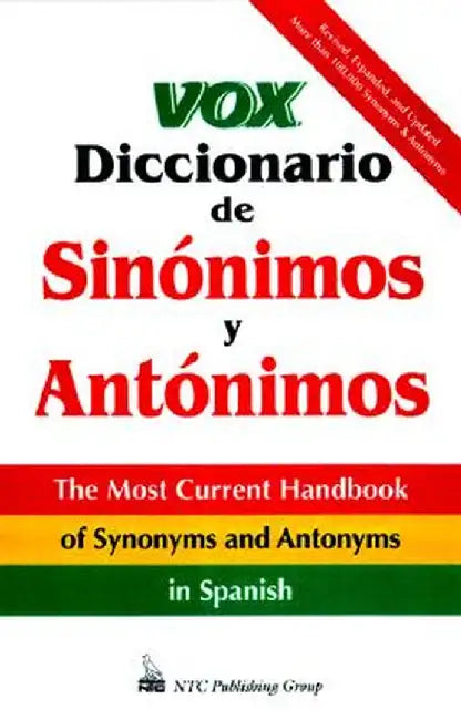Vox Diccionario de Sinonimos y by Vox
