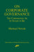 On Corporate Governance by Michael Novak