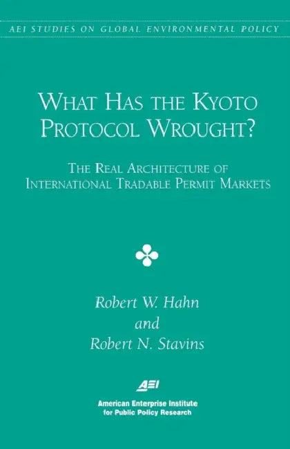 What has the KYOTO PROCTOCOL Wrought?: The Real Architecture of International Tradable Permit by Robert W. Hahn, Robert N. Stavins
