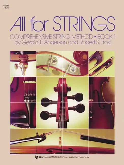All for Strings Book 1 Violin by Gerald, M.D., F.R.C.P. Anderson