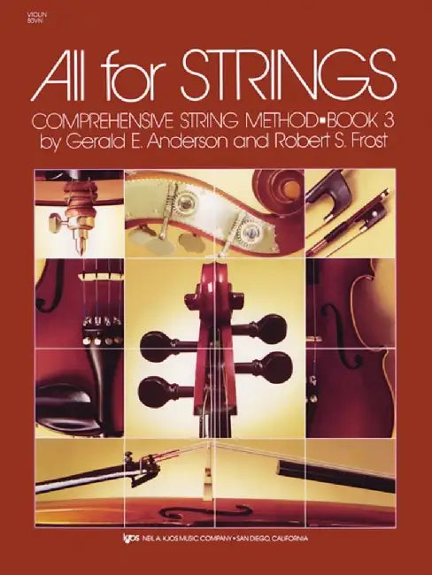 All for Strings Book 3 Violin by Robert Frost