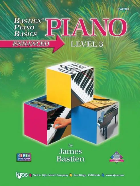 Bastien Piano Basics Enhanced: Piano - Level 3 by James Bastien