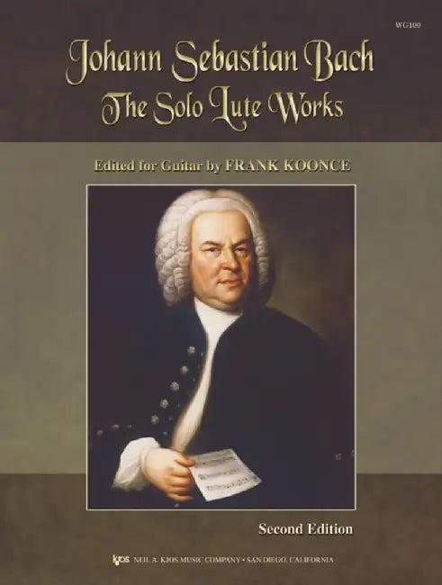 Bach Solo Lute Works for Guitar by Johann Sebastian Bach