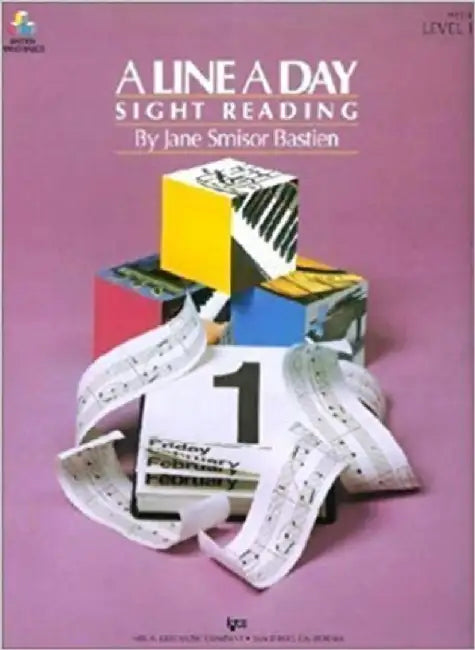 A Line a Day: Sight Reading Level 1 by Jane Bastien