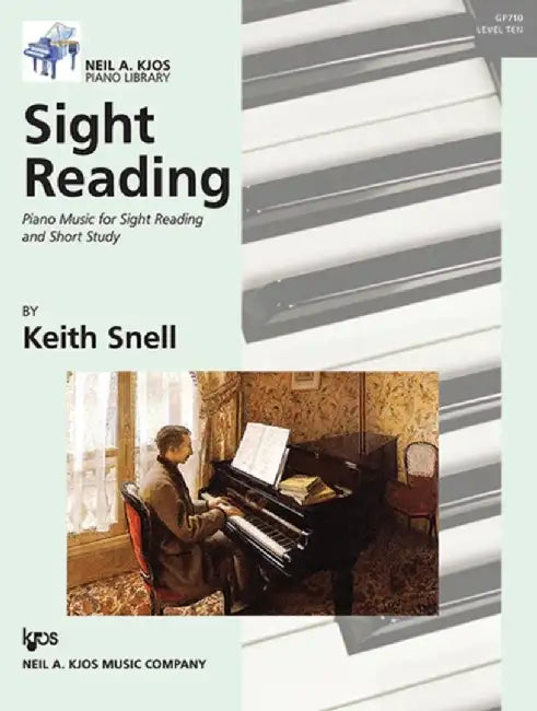 Sight Reading: Piano Music for Sight Reading and Short Study, Level 10 by Keith Snell