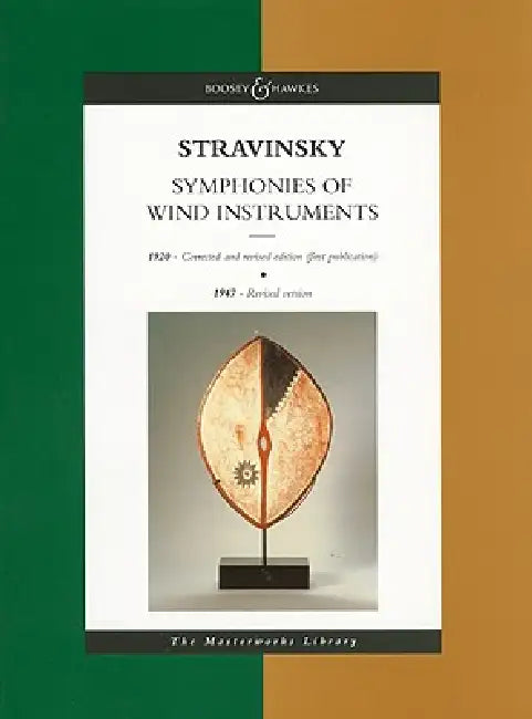 Stravinsky - Symphonies of Wind Instruments: The Masterworks Library (Study Score) by Igor Stravinsky
