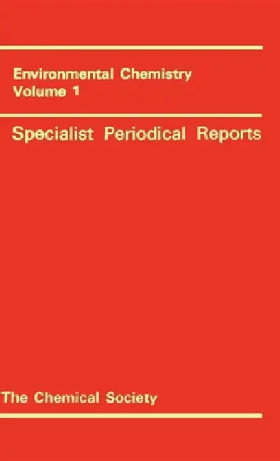 Environmental Chemistry: Volume 1 by G. Eglinton