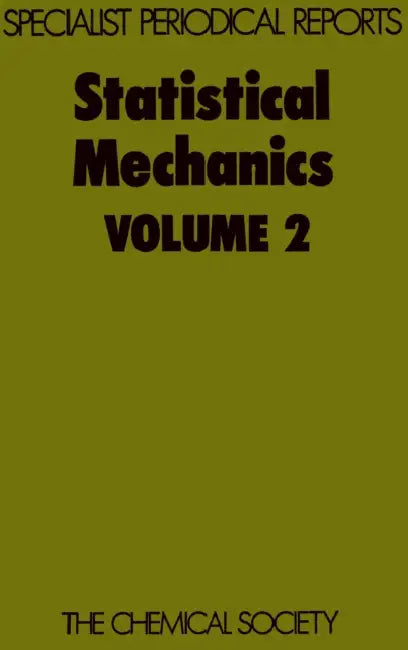Statistical Mechanics: Volume 2 by K. Singer