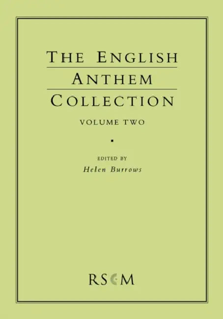 English Anthem Collection Volume Two by Helen Burrows