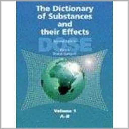 The Dictionary Of Substances And Their Effects: Cumulative Index by Mervyn Richardson, S. Gangolli