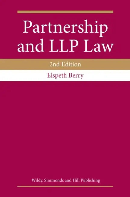 Partnership and LLP Law by Elspeth Berry