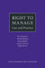 Right to Manage: Law and Practice by Piers Harrison