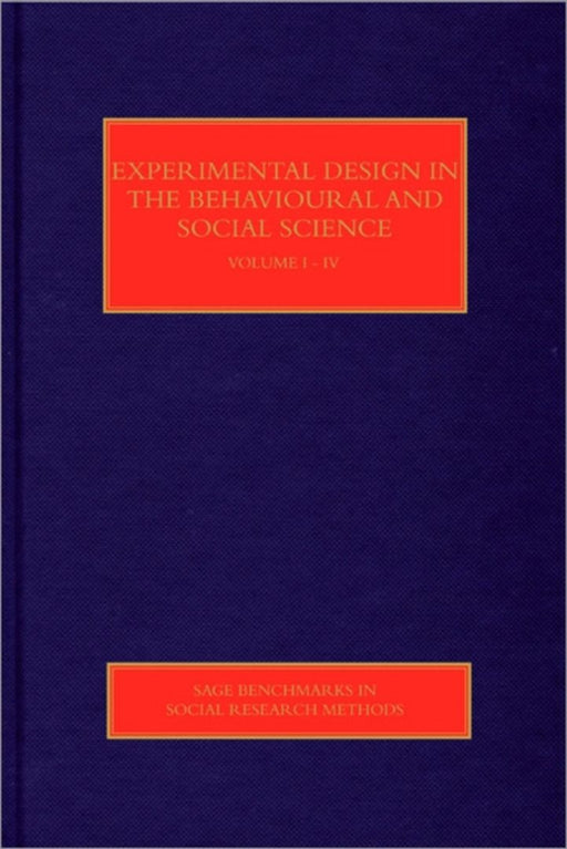 Experimental Design In The Behavioral And Social Sciences by Sandra Schneider
