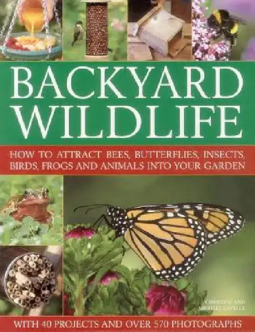 Backyard Wildlife: How to Attract Bees, Butterflies, Insects, Birds, Frogs and Animals Into Your Garden by Michael Lavelle