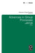 Advances in Group Processes by Shane R. Thye, Edward Lawler, Edward J. Lawler