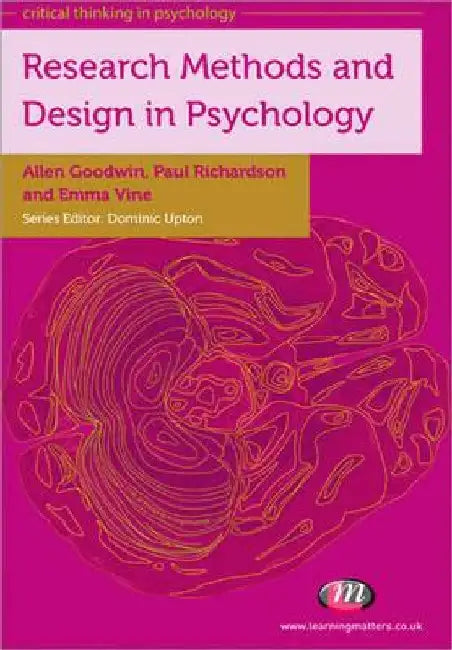 Research Methods and Design in Psychology by Paul Richardson