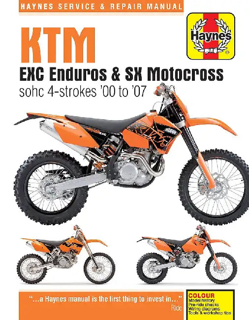 Ktm Exc Enduros And Sx Motoc *Firm Sal E by Haynes Publishing