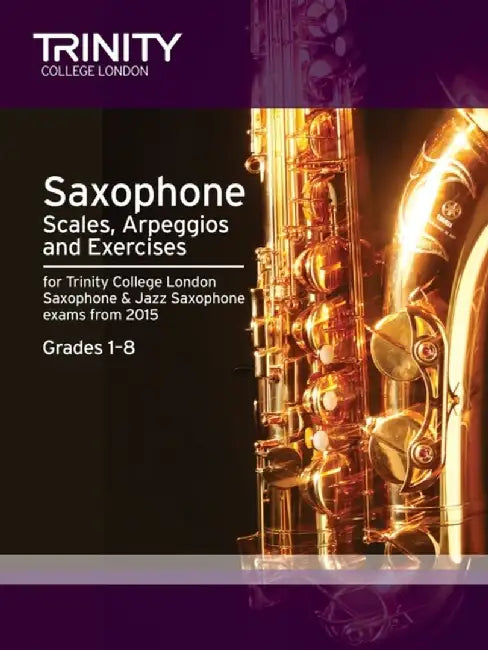 Saxophone Scales Grades 1-8 from 2015 by AA.VV.
