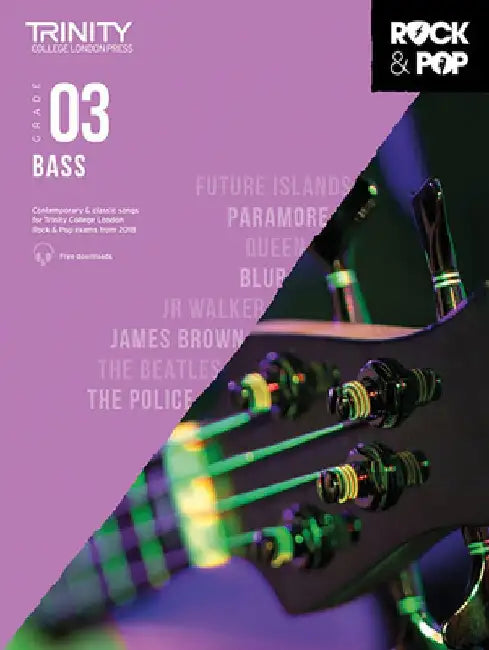 Trinity Rock & Pop 2018 Bass: Grade 3