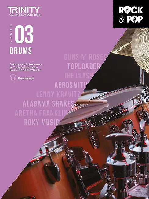 Trinity Rock & Pop 2018 Drums: Grade 3